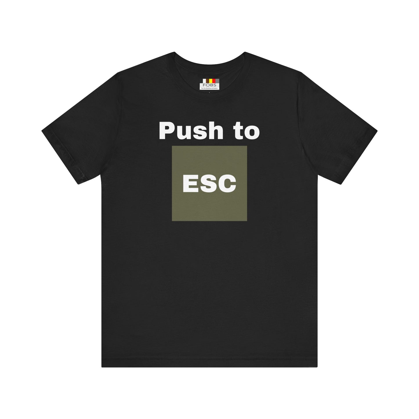 ESC Graphic Unisex Jersey Tee | Casual Streetwear, Everyday Chic, Gift for Friends, Summer Staple, Festival Wear