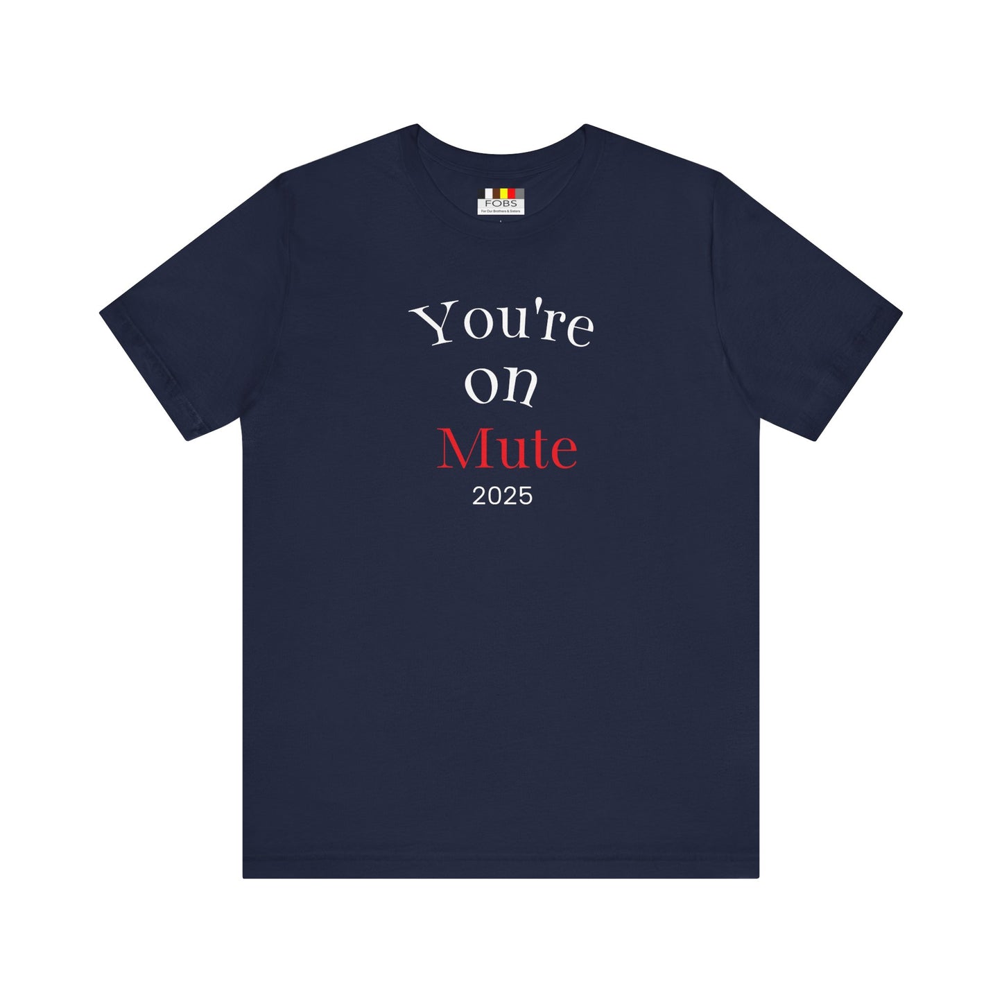 Minimalist Mute Graphic Tee, Unisex T-Shirt, Casual Wear, Statement Fashion, Gift for Music Lovers