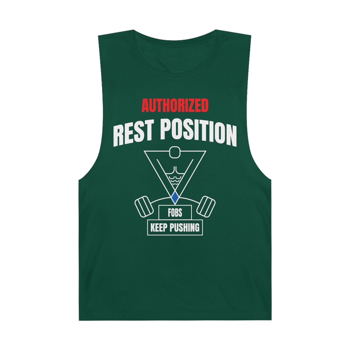 Rest Position - Authorize Your Workout, Gym Wear, Workout Gear, Men's & Women's Top, Casual Fitness Apparel, Gifts for Gym