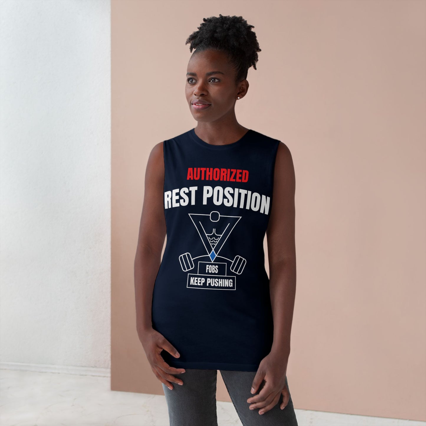 Rest Position - Authorize Your Workout, Gym Wear, Workout Gear, Men's & Women's Top, Casual Fitness Apparel, Gifts for Gym