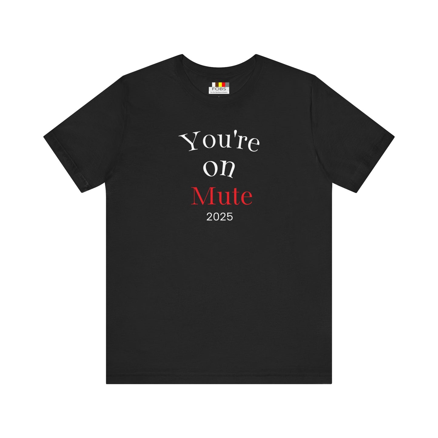 Minimalist Mute Graphic Tee, Unisex T-Shirt, Casual Wear, Statement Fashion, Gift for Music Lovers