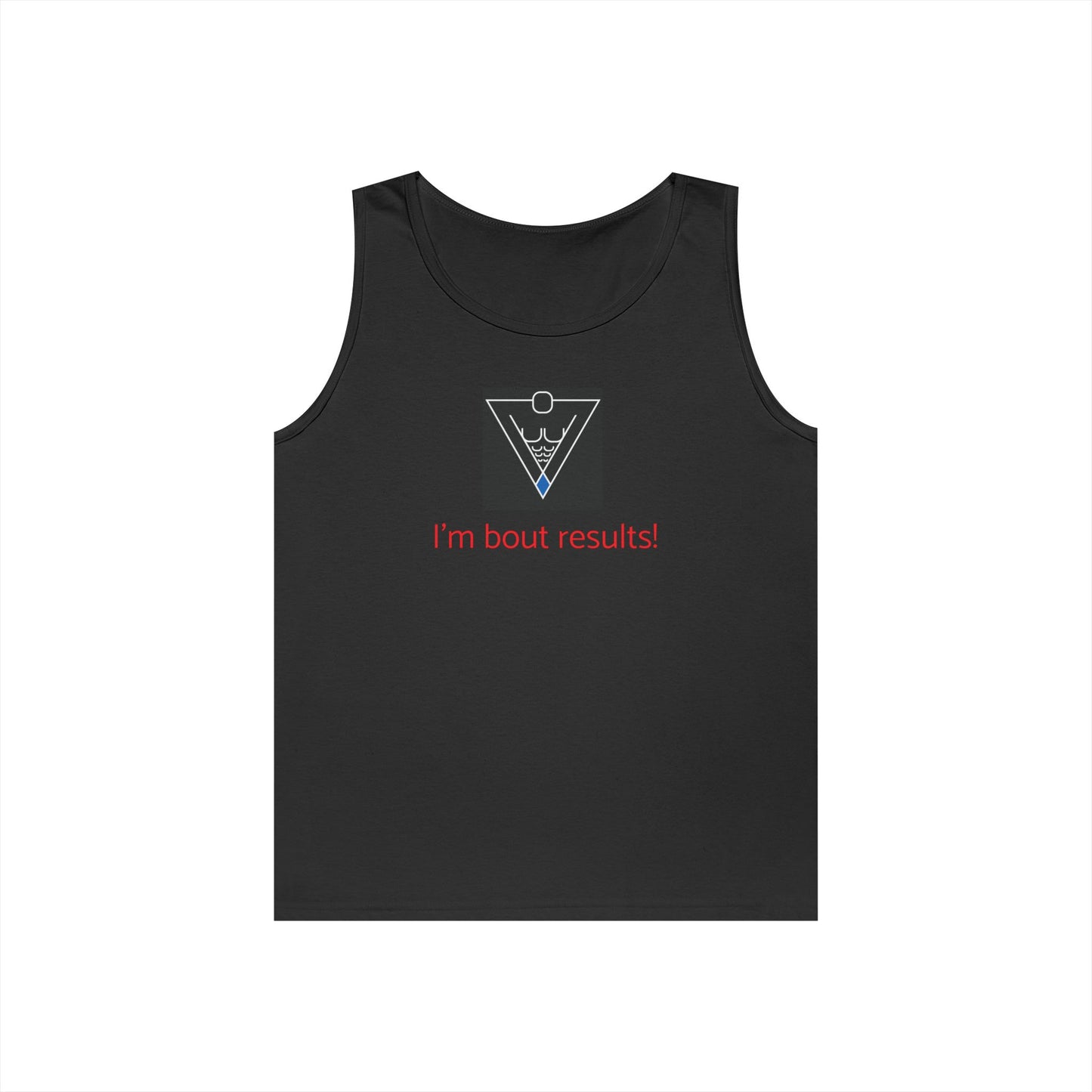 Copy of Unisex Heavy Cotton Tank Top - Diamond Core Hard & Results University, Fitness Apparel, Casual Wear, Gym Tank, Gift for Him/Her