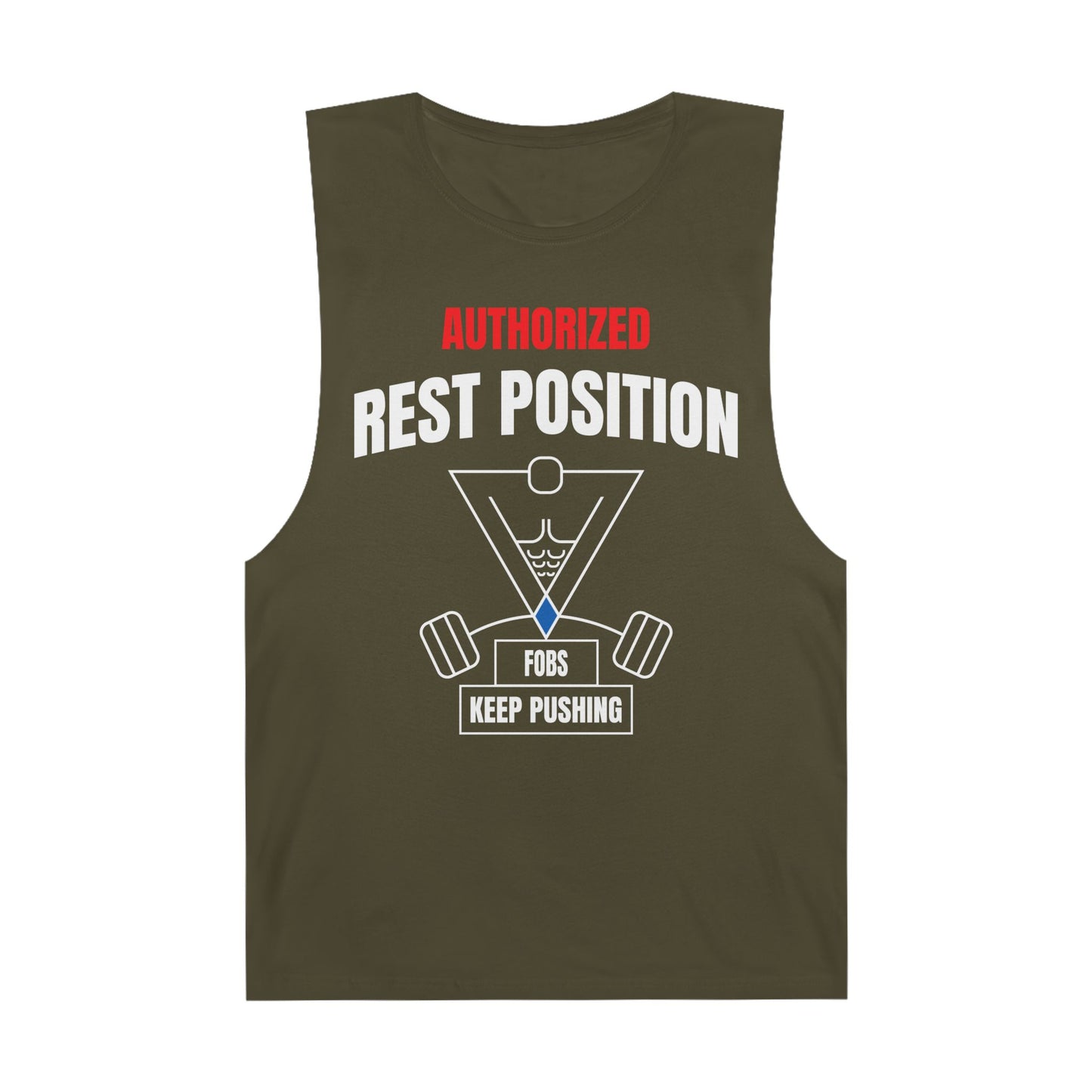 Rest Position - Authorize Your Workout, Gym Wear, Workout Gear, Men's & Women's Top, Casual Fitness Apparel, Gifts for Gym