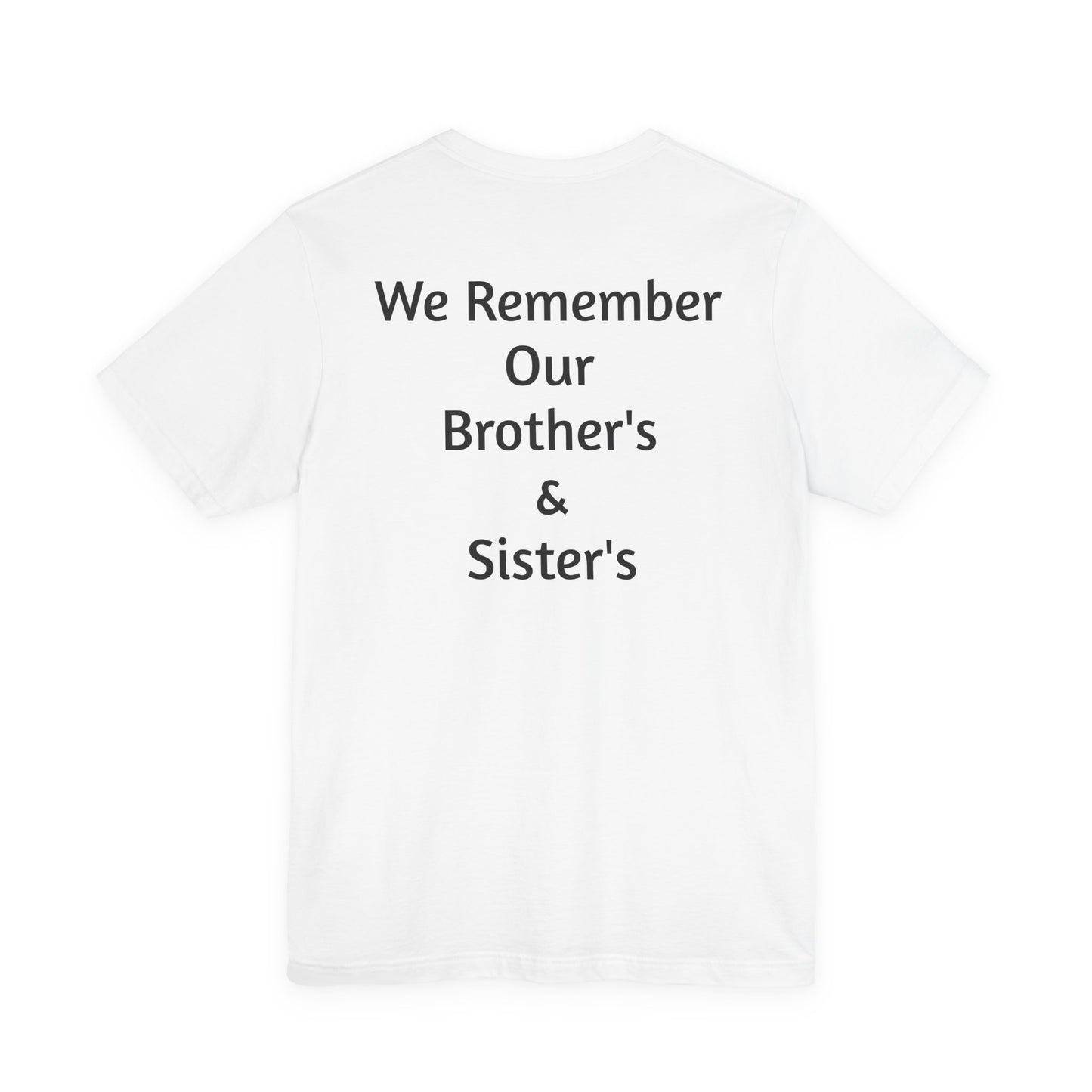 Veteran Tribute Tee, Unisex Short Sleeve Shirt for Memorial Day, Veteran's Day, Gifts for Military Families, Remembrance Apparel