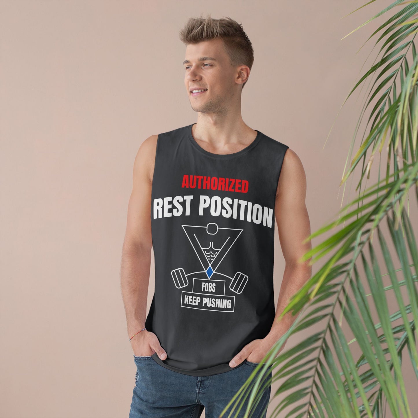 Rest Position - Authorize Your Workout, Gym Wear, Workout Gear, Men's & Women's Top, Casual Fitness Apparel, Gifts for Gym