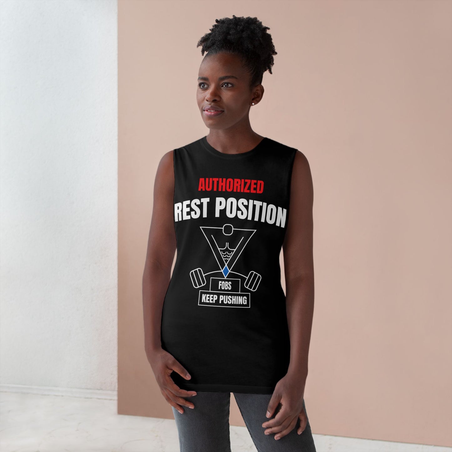 Rest Position - Authorize Your Workout, Gym Wear, Workout Gear, Men's & Women's Top, Casual Fitness Apparel, Gifts for Gym