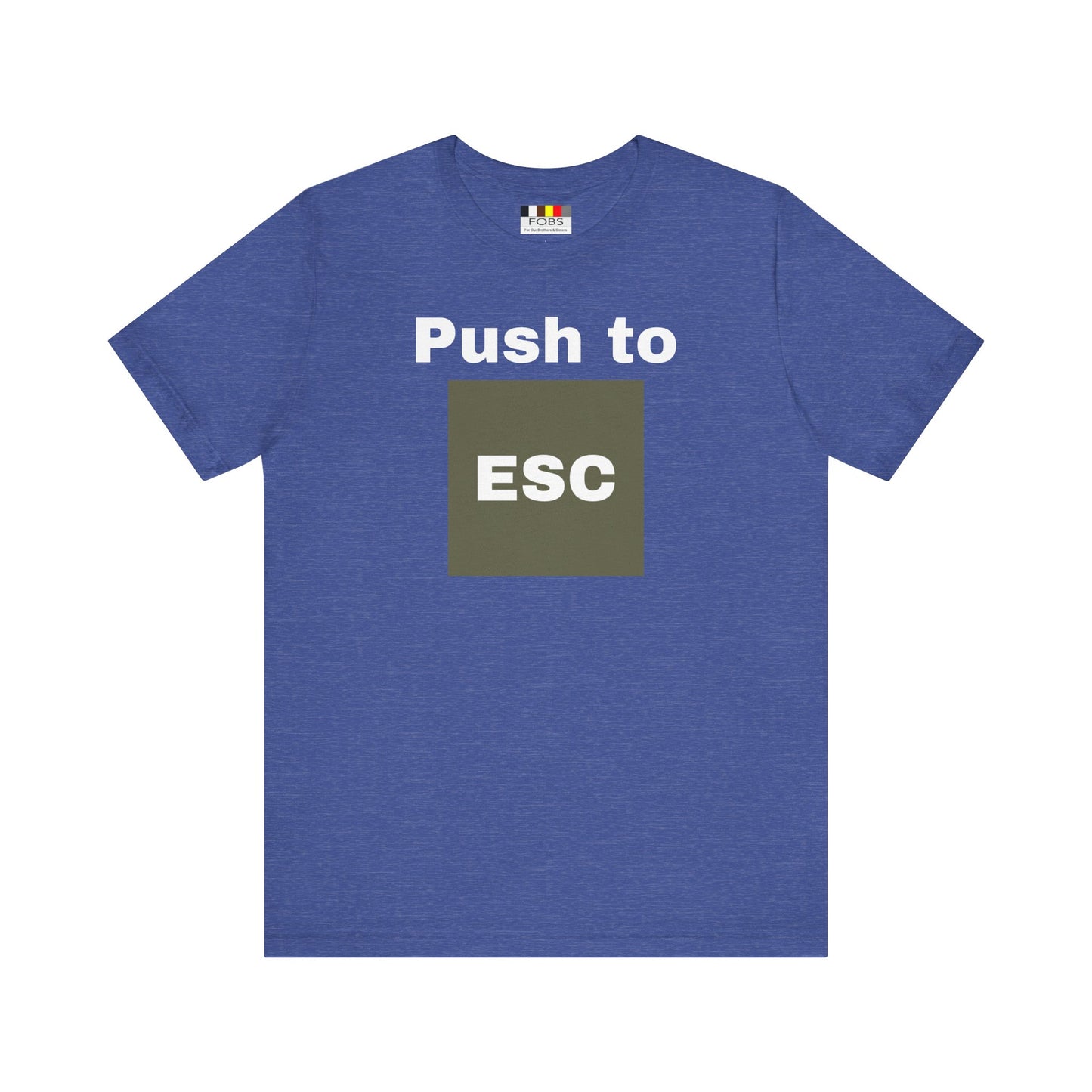 ESC Graphic Unisex Jersey Tee | Casual Streetwear, Everyday Chic, Gift for Friends, Summer Staple, Festival Wear