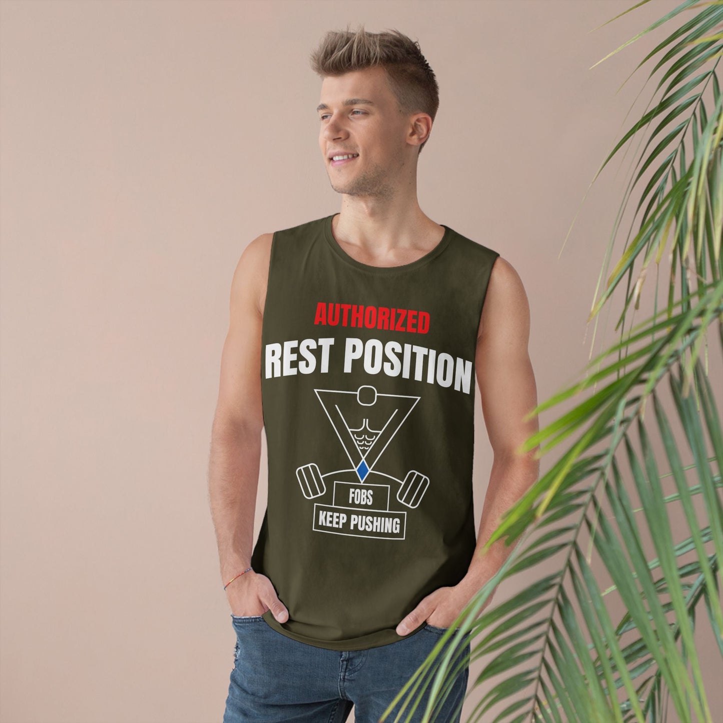 Rest Position - Authorize Your Workout, Gym Wear, Workout Gear, Men's & Women's Top, Casual Fitness Apparel, Gifts for Gym