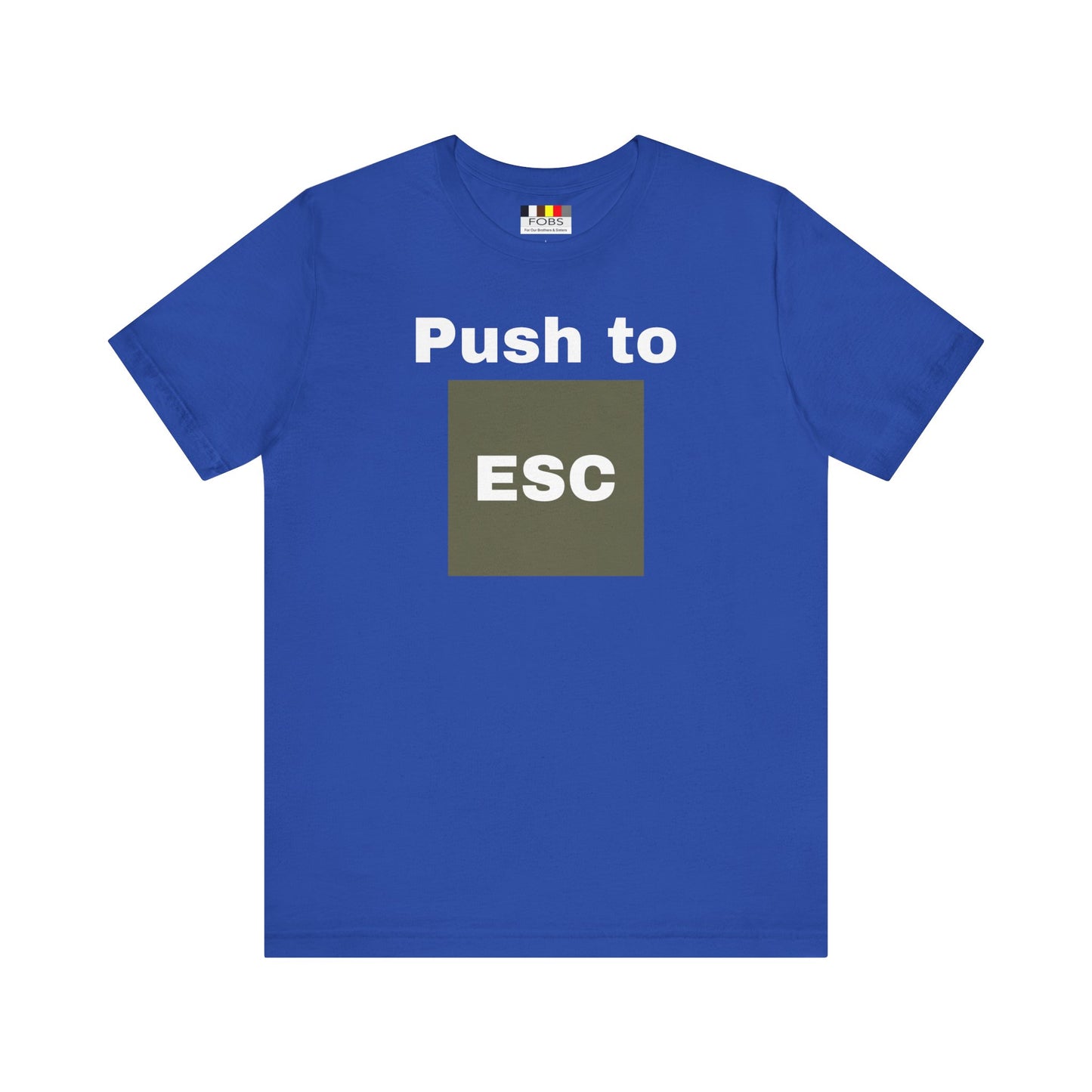ESC Graphic Unisex Jersey Tee | Casual Streetwear, Everyday Chic, Gift for Friends, Summer Staple, Festival Wear