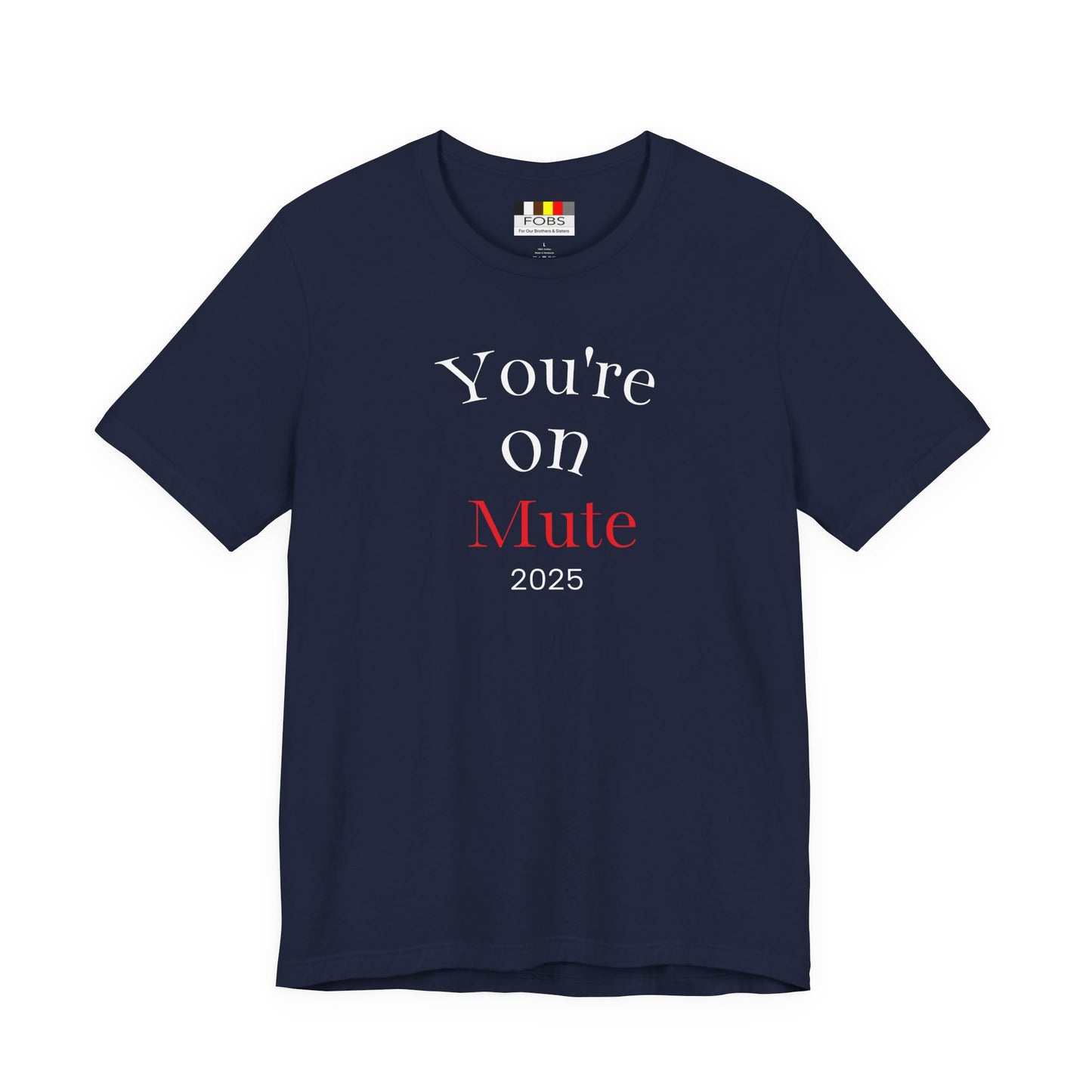 Minimalist Mute Graphic Tee, Unisex T-Shirt, Casual Wear, Statement Fashion, Gift for Music Lovers