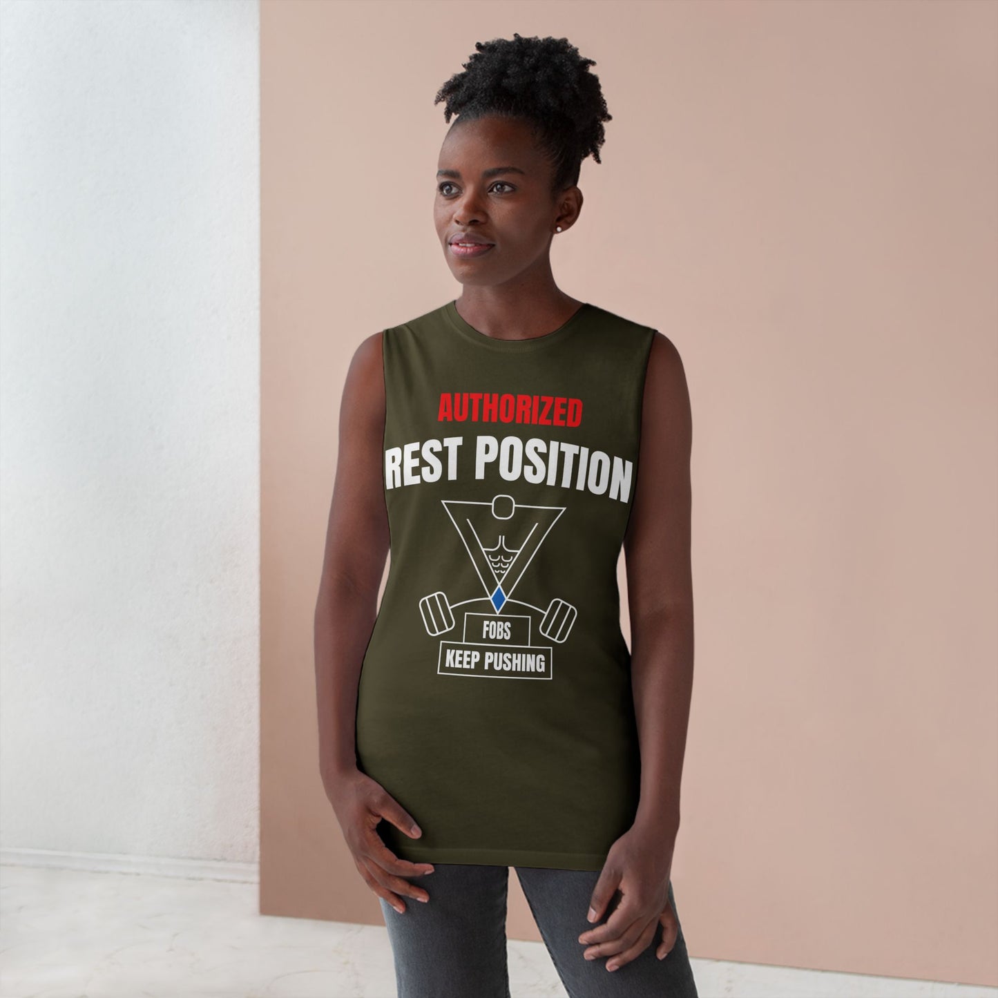 Rest Position - Authorize Your Workout, Gym Wear, Workout Gear, Men's & Women's Top, Casual Fitness Apparel, Gifts for Gym
