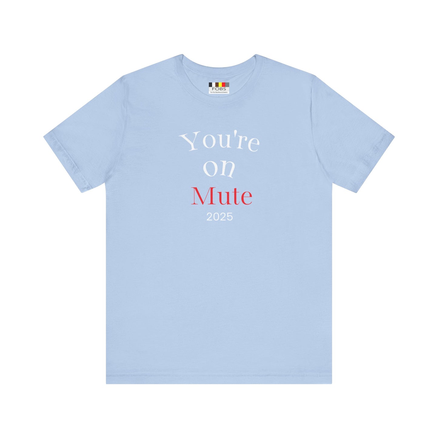 Minimalist Mute Graphic Tee, Unisex T-Shirt, Casual Wear, Statement Fashion, Gift for Music Lovers