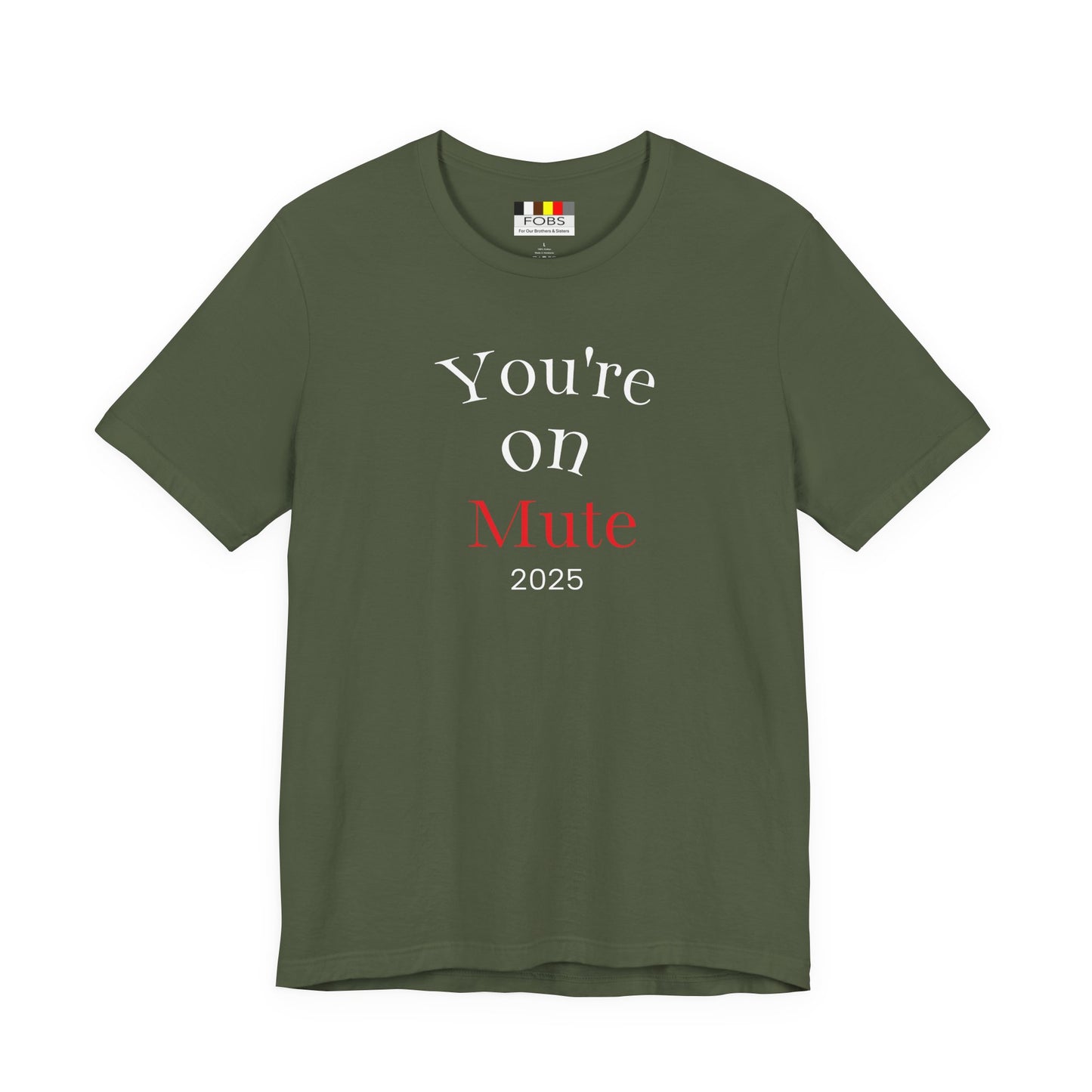 Minimalist Mute Graphic Tee, Unisex T-Shirt, Casual Wear, Statement Fashion, Gift for Music Lovers