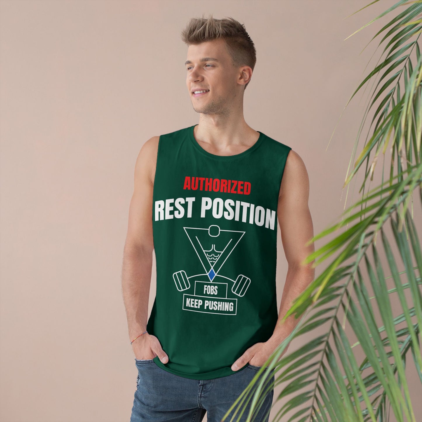 Rest Position - Authorize Your Workout, Gym Wear, Workout Gear, Men's & Women's Top, Casual Fitness Apparel, Gifts for Gym