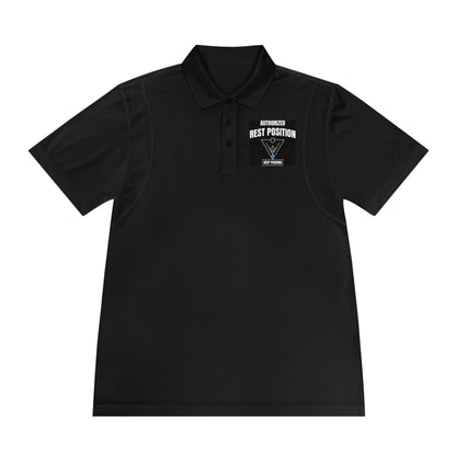 Men's Sport Polo — 'Best Position' Tactical Logo Athletic Golf Shirt