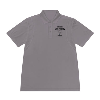 Men's Sport Polo — 'Best Position' Tactical Logo Athletic Golf Shirt