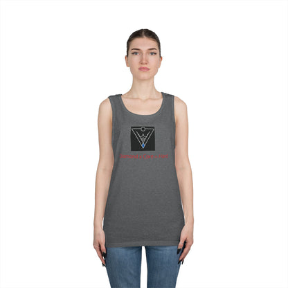 Copy of Unisex Heavy Cotton Tank Top - Diamond Core Hard & Results University, Fitness Apparel, Casual Wear, Gym Tank, Gift for Him/Her