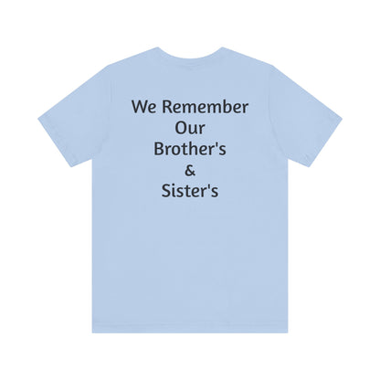 Veteran Tribute Tee, Unisex Short Sleeve Shirt for Memorial Day, Veteran's Day, Gifts for Military Families, Remembrance Apparel