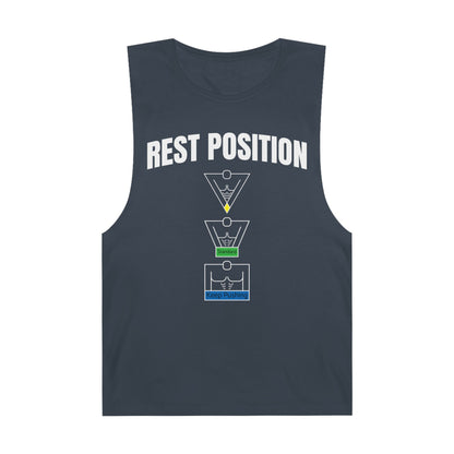 "Rest Position Push-Up We Push! You Rest. Tank top.