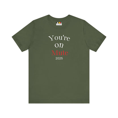 Minimalist Mute Graphic Tee, Unisex T-Shirt, Casual Wear, Statement Fashion, Gift for Music Lovers