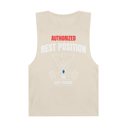 Rest Position - Authorize Your Workout, Gym Wear, Workout Gear, Men's & Women's Top, Casual Fitness Apparel, Gifts for Gym