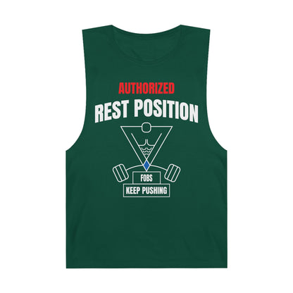 Rest Position - Authorize Your Workout, Gym Wear, Workout Gear, Men's & Women's Top, Casual Fitness Apparel, Gifts for Gym