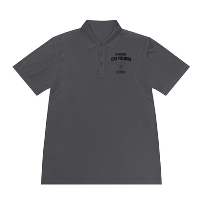 Men's Sport Polo — 'Best Position' Tactical Logo Athletic Golf Shirt