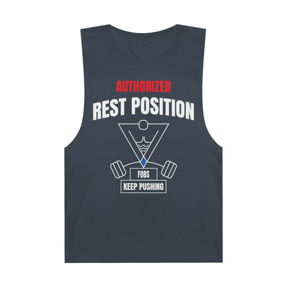 Rest Position - Authorize Your Workout, Gym Wear, Workout Gear, Men's & Women's Top, Casual Fitness Apparel, Gifts for Gym