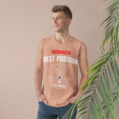 Rest Position - Authorize Your Workout, Gym Wear, Workout Gear, Men's & Women's Top, Casual Fitness Apparel, Gifts for Gym