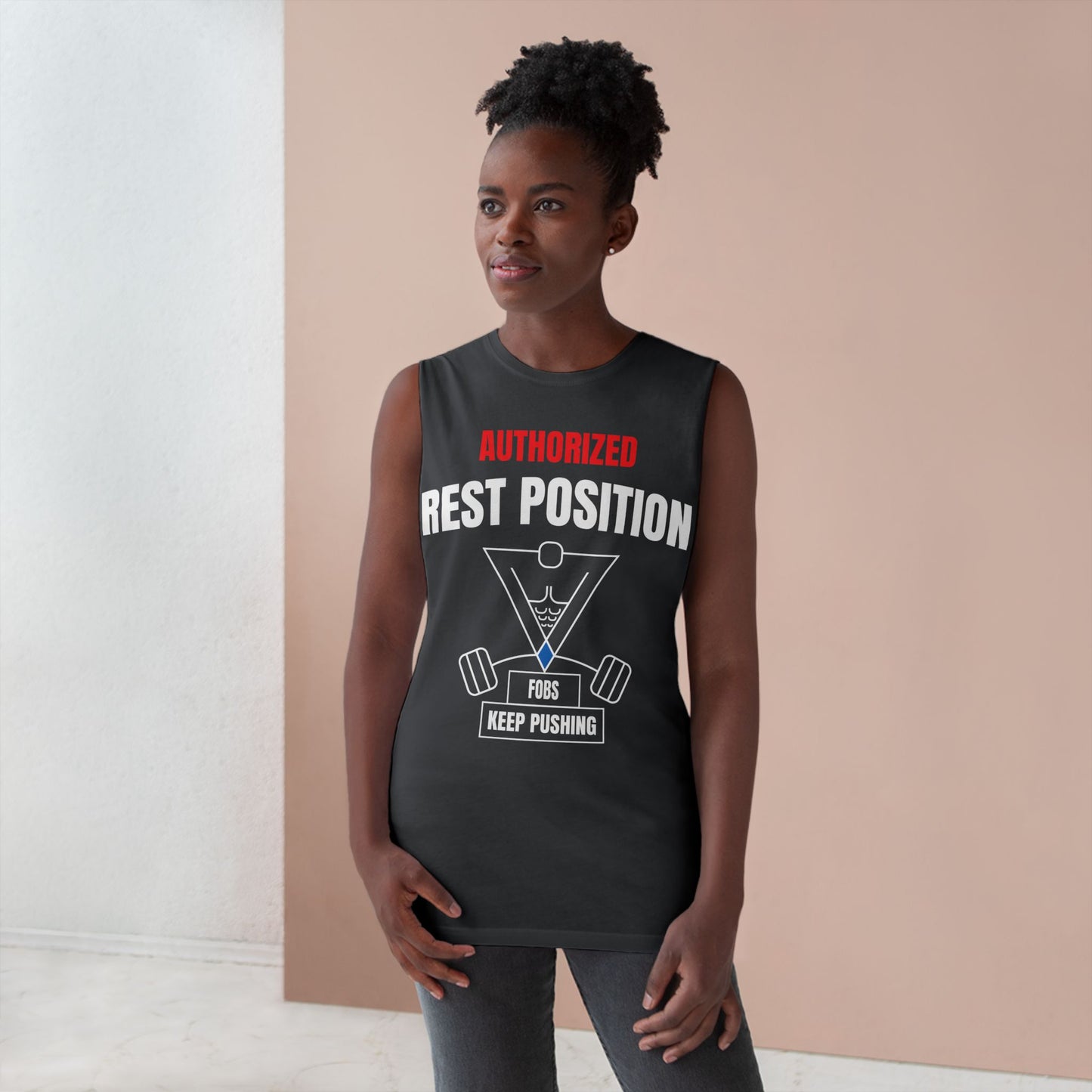 Rest Position - Authorize Your Workout, Gym Wear, Workout Gear, Men's & Women's Top, Casual Fitness Apparel, Gifts for Gym