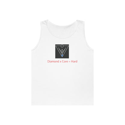 Copy of Unisex Heavy Cotton Tank Top - Diamond Core Hard & Results University, Fitness Apparel, Casual Wear, Gym Tank, Gift for Him/Her