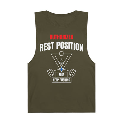Rest Position - Authorize Your Workout, Gym Wear, Workout Gear, Men's & Women's Top, Casual Fitness Apparel, Gifts for Gym