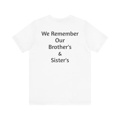 Veteran Tribute Tee, Unisex Short Sleeve Shirt for Memorial Day, Veteran's Day, Gifts for Military Families, Remembrance Apparel