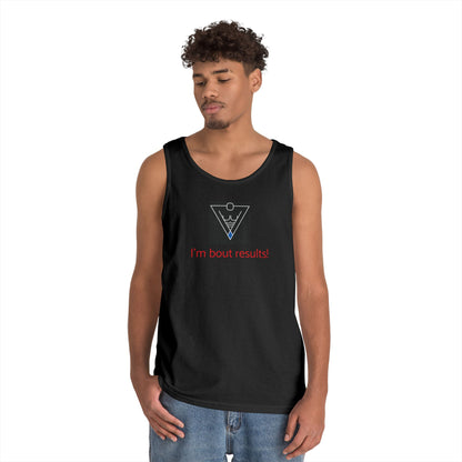 Copy of Unisex Heavy Cotton Tank Top - Diamond Core Hard & Results University, Fitness Apparel, Casual Wear, Gym Tank, Gift for Him/Her