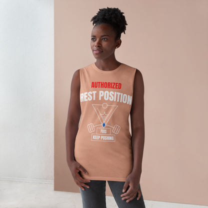 Rest Position - Authorize Your Workout, Gym Wear, Workout Gear, Men's & Women's Top, Casual Fitness Apparel, Gifts for Gym