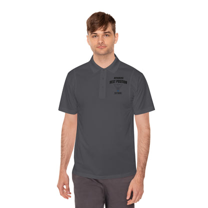 Men's Sport Polo — 'Best Position' Tactical Logo Athletic Golf Shirt