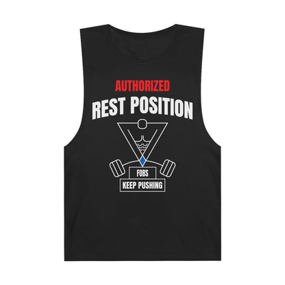 Rest Position - Authorize Your Workout, Gym Wear, Workout Gear, Men's & Women's Top, Casual Fitness Apparel, Gifts for Gym