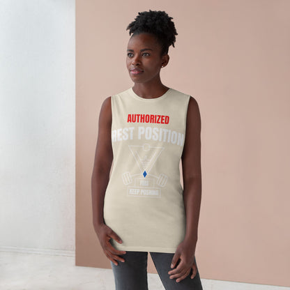 Rest Position - Authorize Your Workout, Gym Wear, Workout Gear, Men's & Women's Top, Casual Fitness Apparel, Gifts for Gym