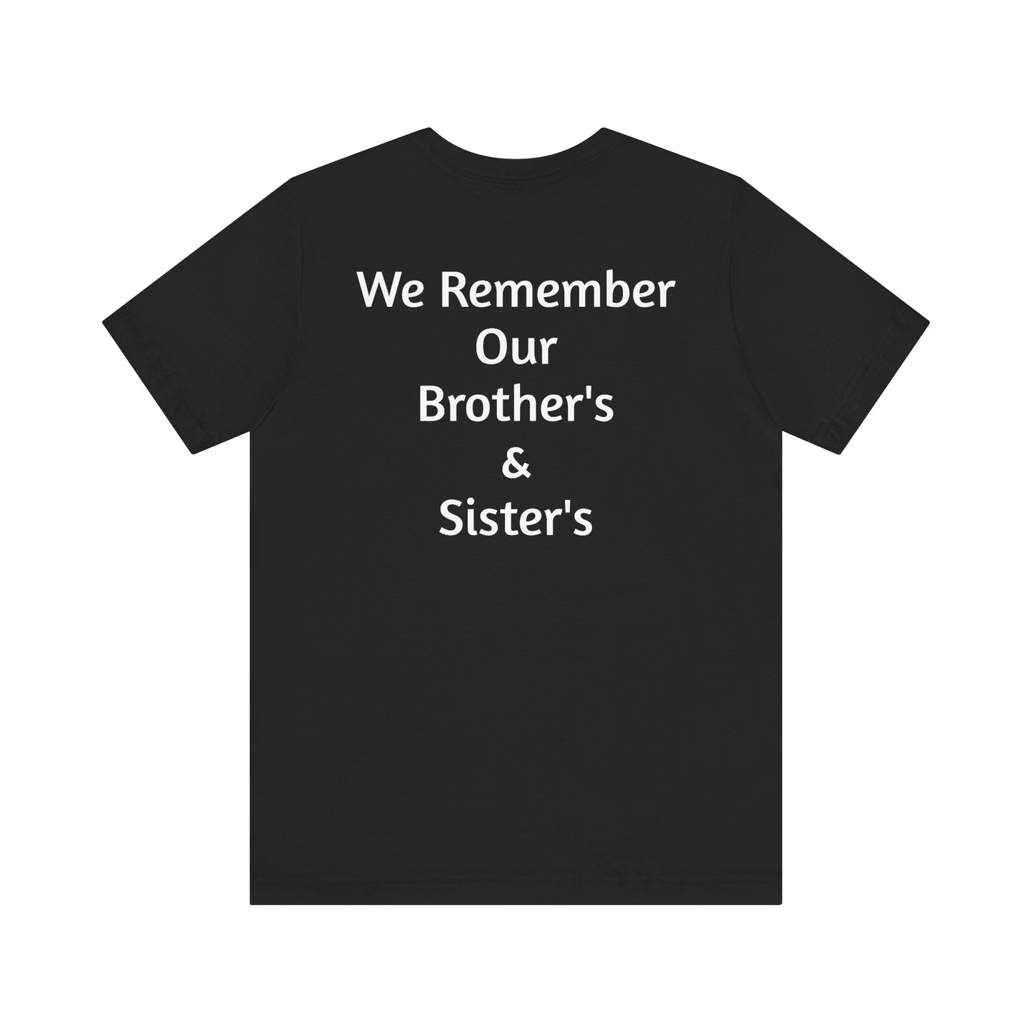 Veteran Tribute Tee, Unisex Short Sleeve Shirt for Memorial Day, Veteran's Day, Gifts for Military Families, Remembrance Apparel