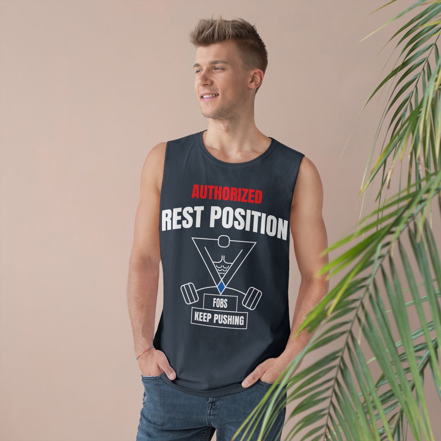 Rest Position - Authorize Your Workout, Gym Wear, Workout Gear, Men's & Women's Top, Casual Fitness Apparel, Gifts for Gym
