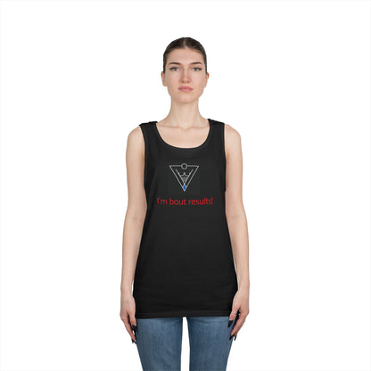 Copy of Unisex Heavy Cotton Tank Top - Diamond Core Hard & Results University, Fitness Apparel, Casual Wear, Gym Tank, Gift for Him/Her