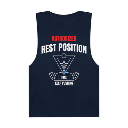 Rest Position - Authorize Your Workout, Gym Wear, Workout Gear, Men's & Women's Top, Casual Fitness Apparel, Gifts for Gym