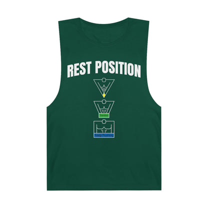"Rest Position Push-Up We Push! You Rest. Tank top.