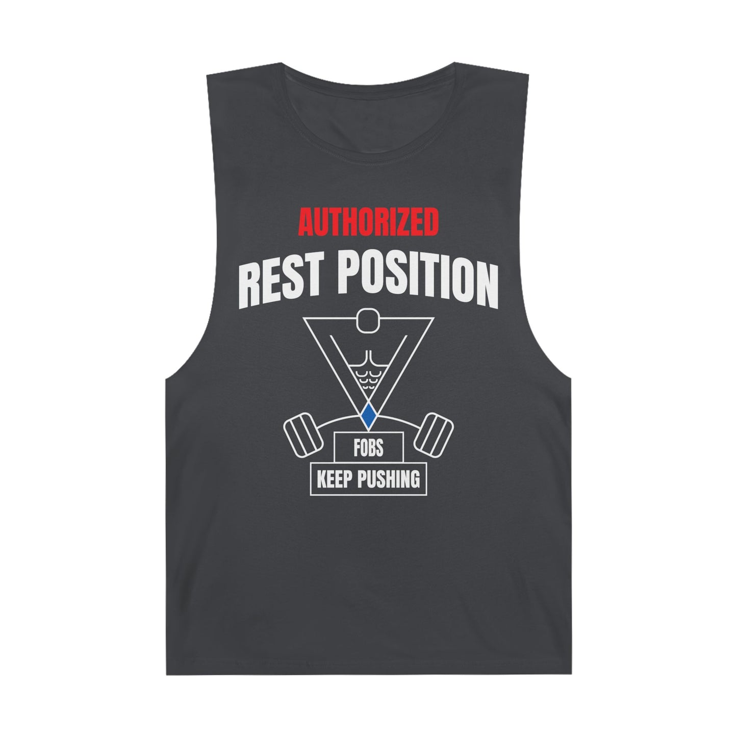 Rest Position - Authorize Your Workout, Gym Wear, Workout Gear, Men's & Women's Top, Casual Fitness Apparel, Gifts for Gym