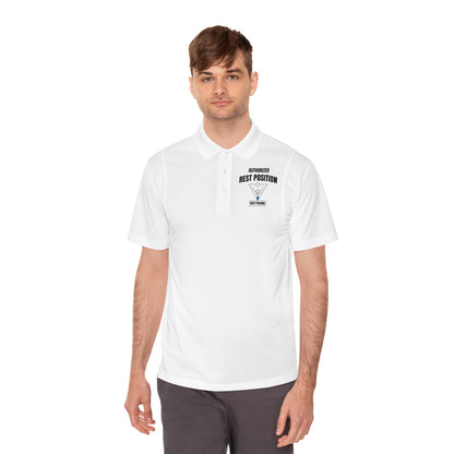 Men's Sport Polo — 'Best Position' Tactical Logo Athletic Golf Shirt