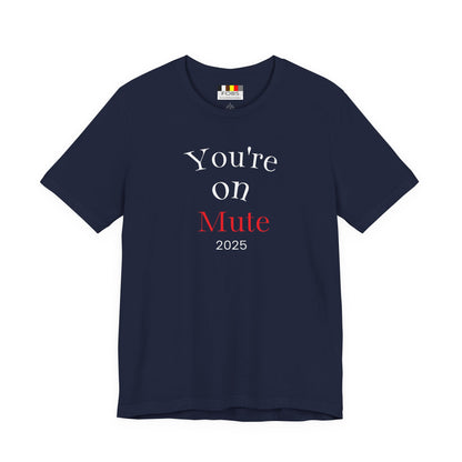 Minimalist Mute Graphic Tee, Unisex T-Shirt, Casual Wear, Statement Fashion, Gift for Music Lovers