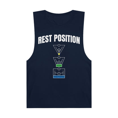 "Rest Position Push-Up We Push! You Rest. Tank top.